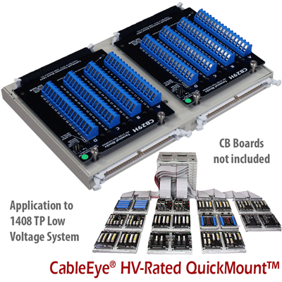 A set of two boards, each CB26U accepts two USB Type-C connectors. In addition to the latest CableEye software, it requires the CB26 small-frame motherboard (Item 756) for operation, and plugs into one of two available slots – two USB-C-connectors can be tested simultaneously.