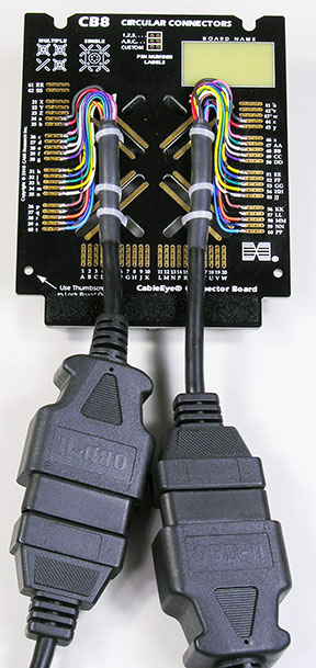 Image of CB8 with cable-mounted OBD connectors.
