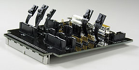 Special pigtail cables are used on this board were PC-mount mating connector are not available.