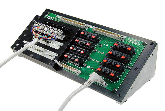 Test PLC cables with this custom-built bench panel.