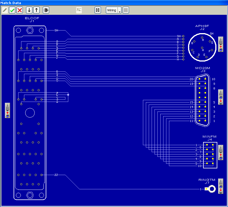 CableEye is the only harness tester available that provides immediate, live wiring graphics while you test.