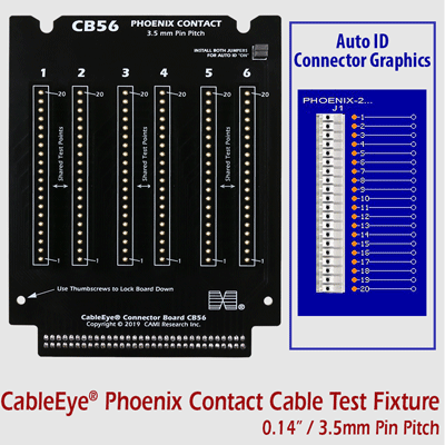 Image of pre-configured board and Auto ID graphic