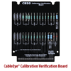 The CB50 contains a network of precision resistors for checking resistance, and two diodes for checking diode polarity.