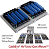 This free-standing board-fixture supports any CAMI connector board. Use this for connecting these boards to an expansion module, or for applications in which the connector boards must be separated from the tester.