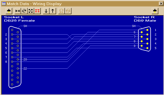 DB25 to DB9 Adapter