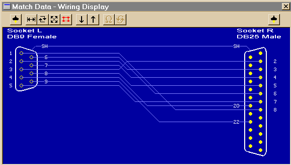 DB9 to DB25 Adapter