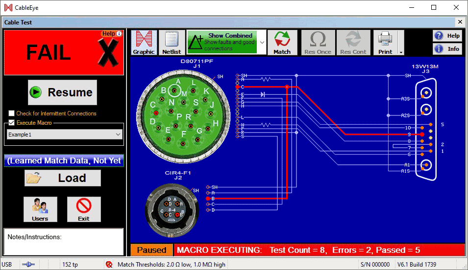 Continuity and Hipot Test Software: Include images, and text in any language.