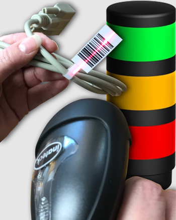 Use a bar code scanner with your cable tester to speed production testing.